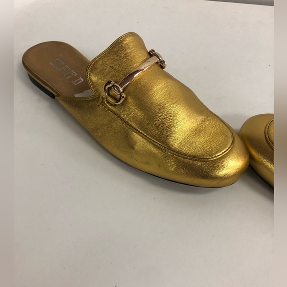 SILENT D ELEGANT SLIP ON STYLING UPPER LEATHER LINING LEATHER gold in size 39 Eu - Picture 5 of 7